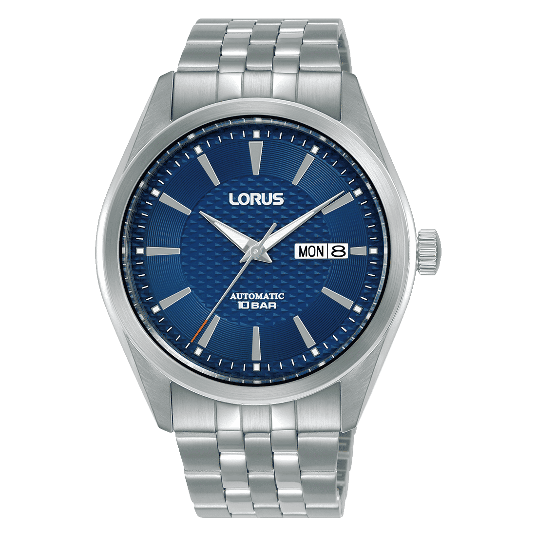 Lorus Classic RL485BX9 Herrenuhr Automatik • Dunkelblaues Sunray-Zifferblatt • Mineralglas