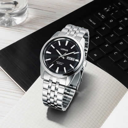 Lorus Classic RL491BX9 Herrenuhr Schwarz • Automatikwerk • Mineralglas, Bild 2