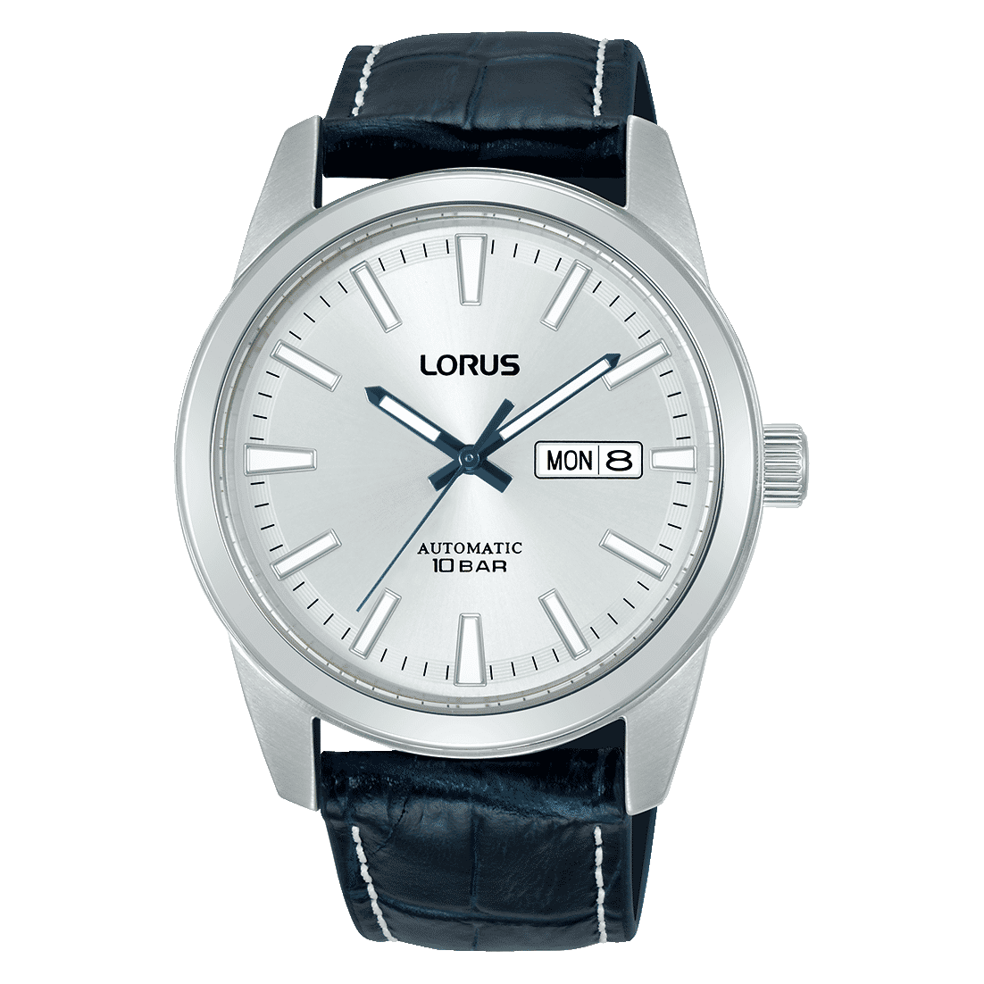 Lorus Classic RL499BX9 Herrenuhr Silberweiß • Automatikwerk • Mineralglas