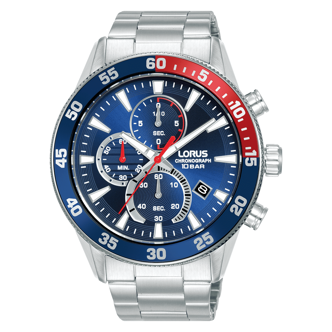 Lorus Sports RM325JX9 Herren Armbanduhr • Chronograph • Mineralglas