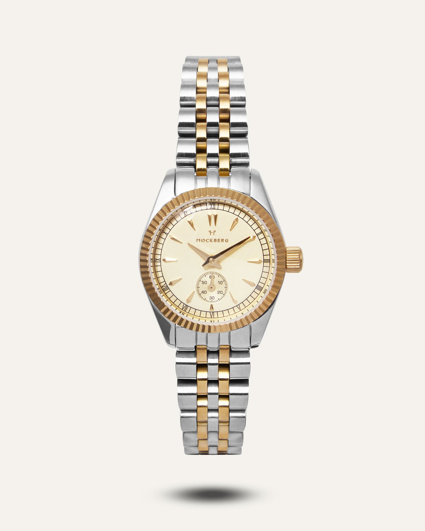 Mockberg Royal MO540 Damen Armbanduhr Bicolor • Saphirglas • 10 ATM wasserdicht