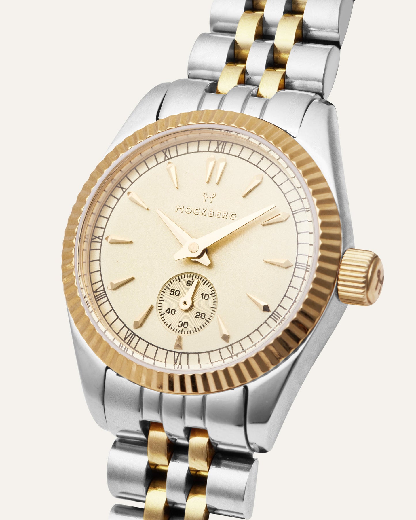 Mockberg Royal MO540 Damen Armbanduhr Bicolor • Saphirglas • 10 ATM wasserdicht, Bild 4