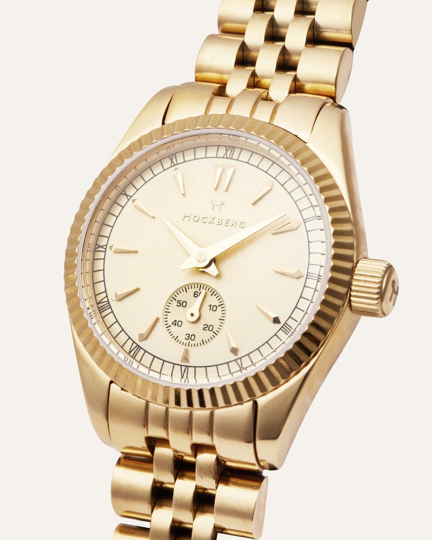 Mockberg Royal MO538 Damen Armbanduhr Champagner • Saphirglas • 10 ATM Wasserdicht, Bild 4