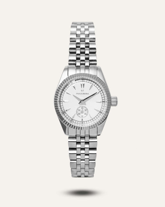 Mockberg Royal MO539 Damen Armbanduhr Silber • Saphirglas • 10 ATM Wasserdicht