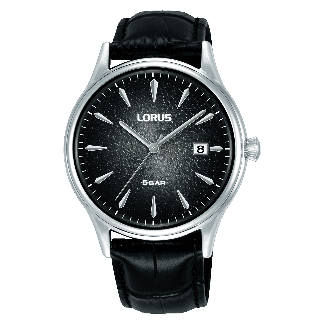 Lorus Classic RS993DX9 Herrenuhr Schwarz • Mineralglas • Lederarmband