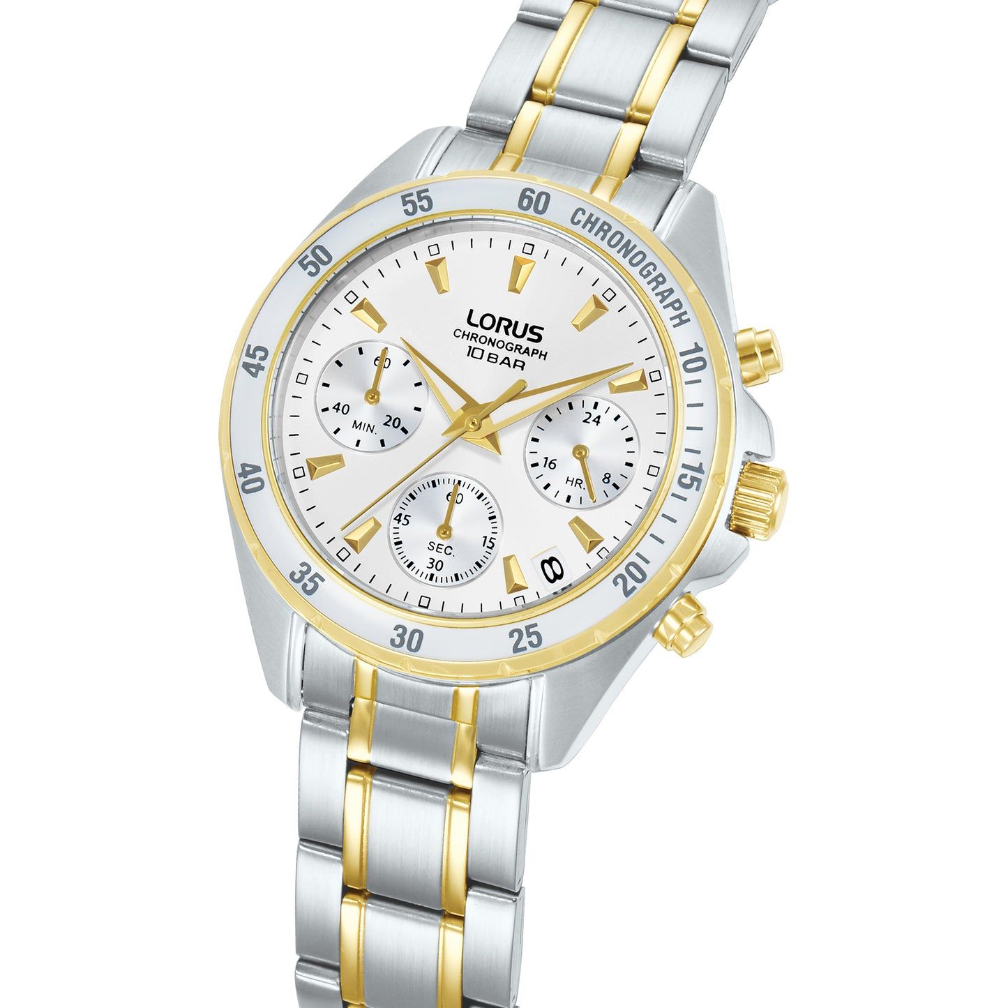 Lorus Sport RT360LX9 Damen Armbanduhr Silber • Chronograph • Mineralglas, Bild 2