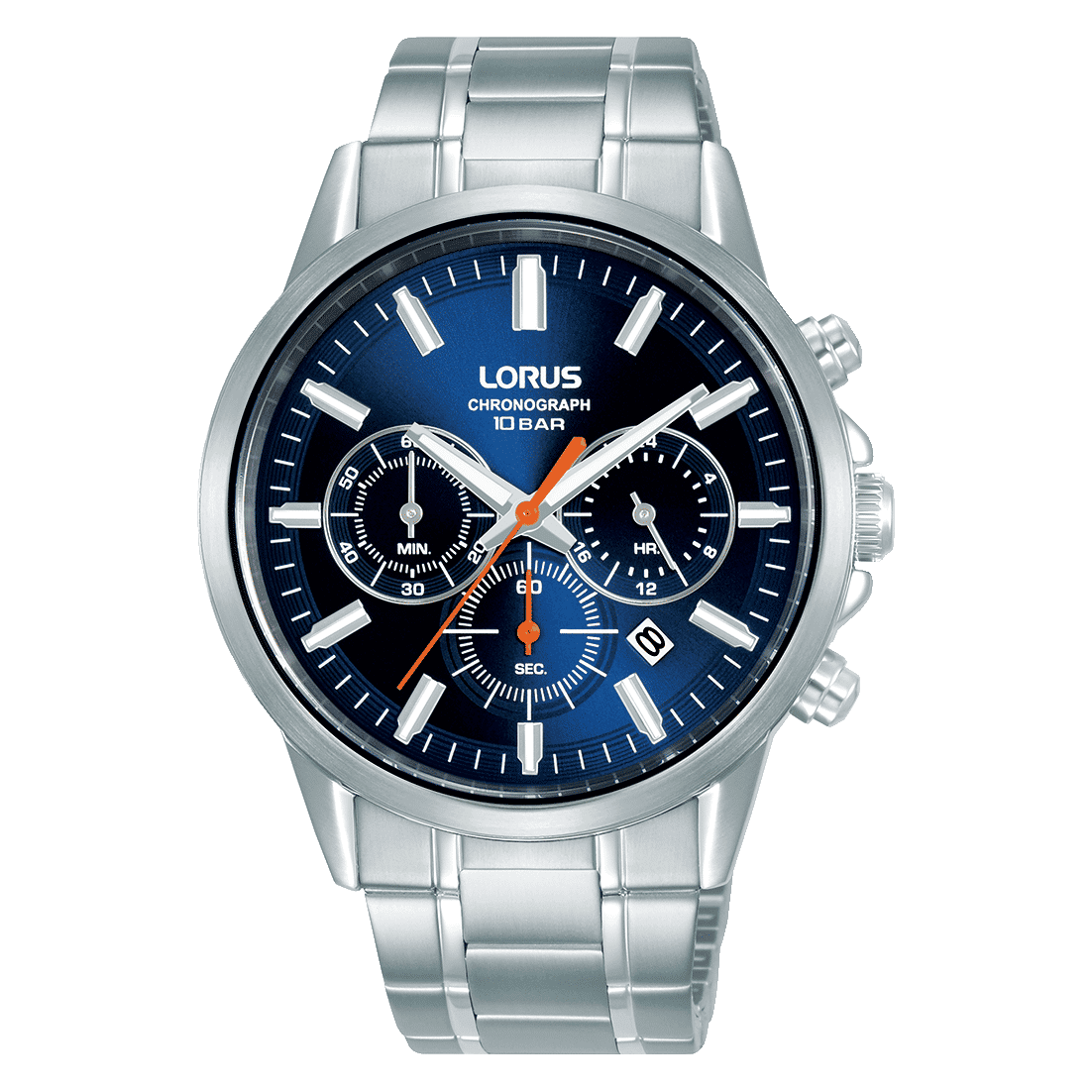 Lorus Sports RT373KX9 Herrenuhr Dunkelblau • Chronograph • Mineralglas