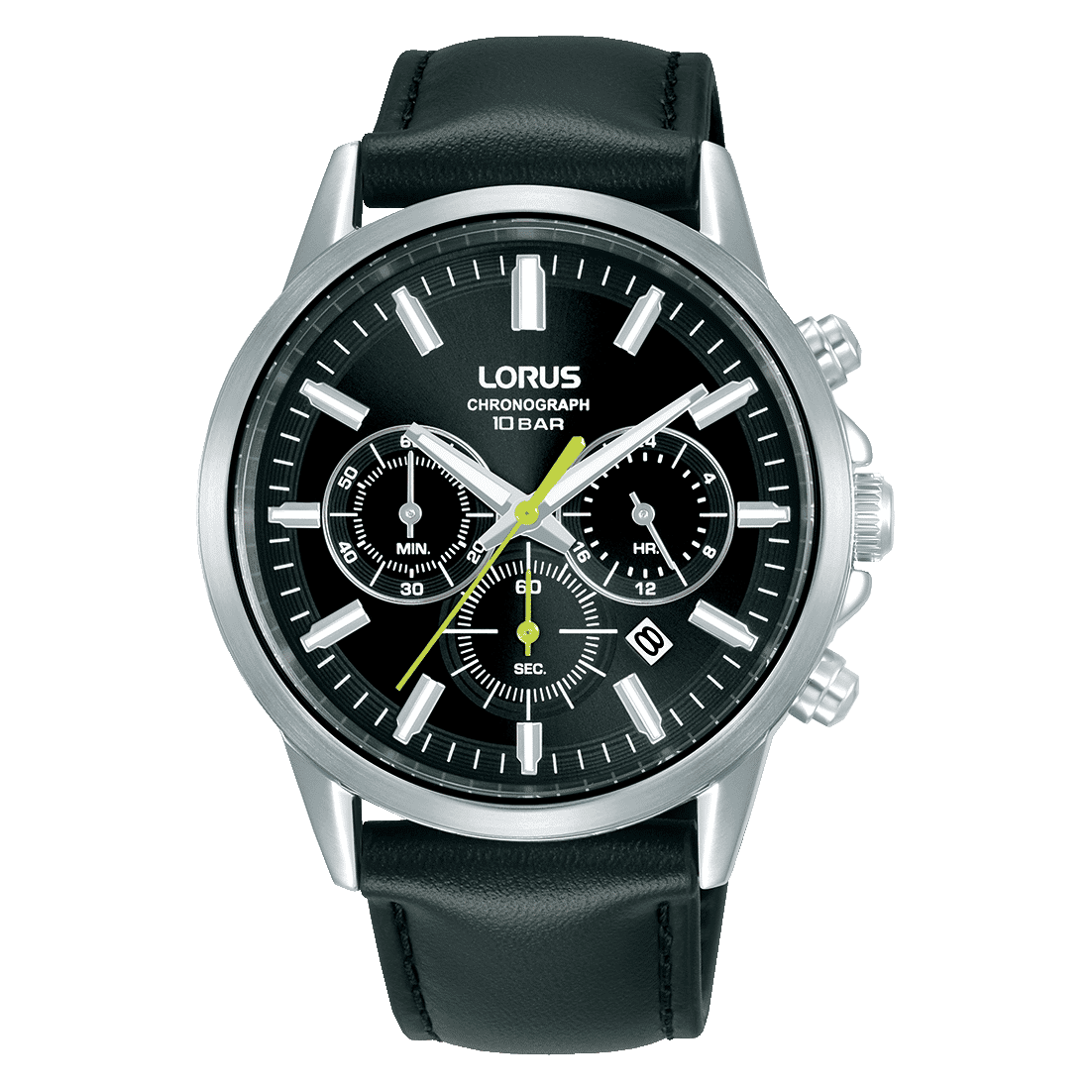 Lorus Sports RT379KX9 Herrenuhr Chronograph • Mineralglas • Edelstahlarmband