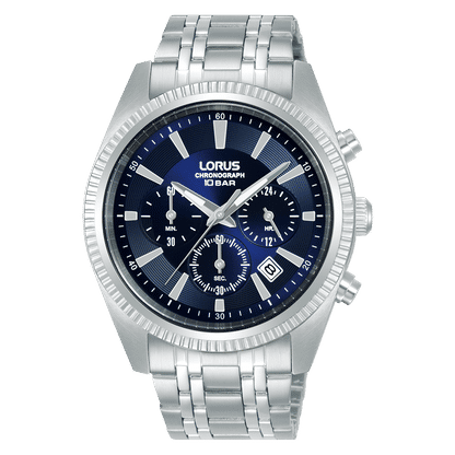 Lorus Classic RT395KX9 Herrenuhr Chronograph • Mineralglas • Edelstahlarmband