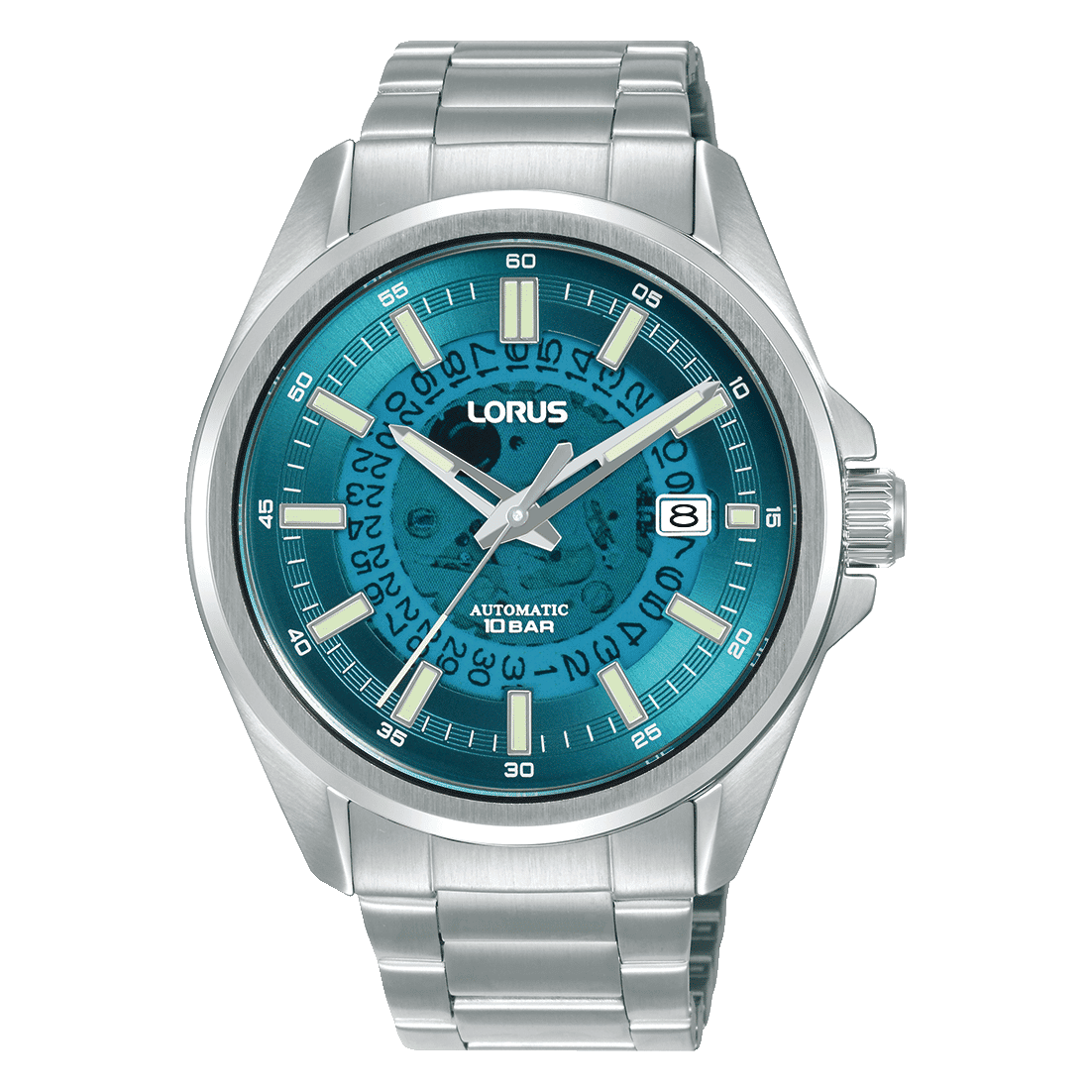 Lorus Classic RU405AX9 Herren Armbanduhr Blau • Automatikwerk • Mineralglas