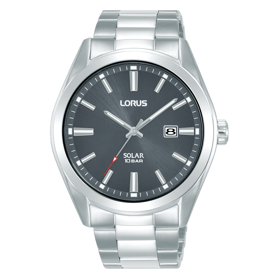 Lorus Sports RX333AX9 Herrenuhr Anthrazit • Solarwerk • Mineralglas