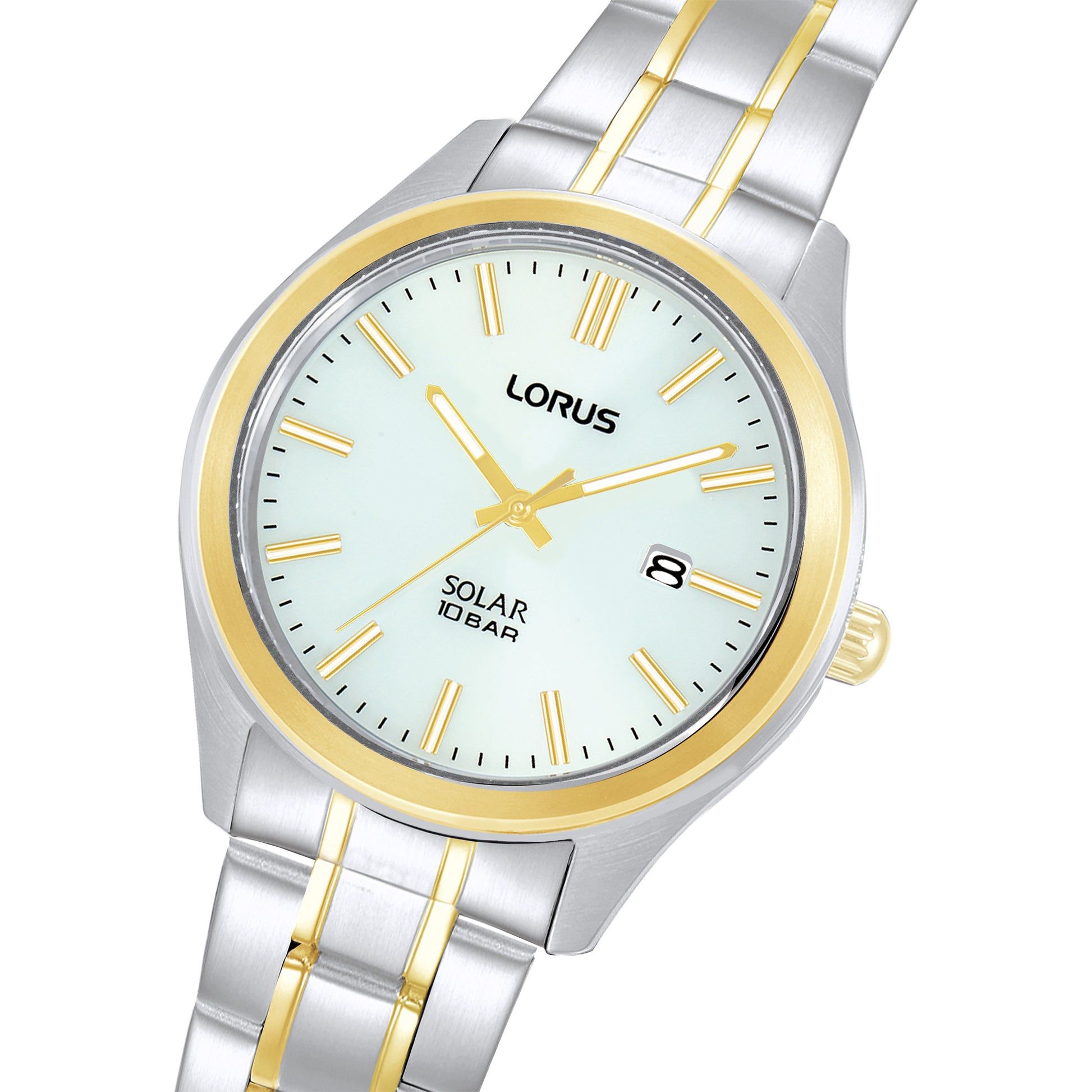 Lorus Sports RX394AX9 Herrenuhr Weiß • Solar-Uhrwerk • 10 BAR Wasserdicht, Bild 2