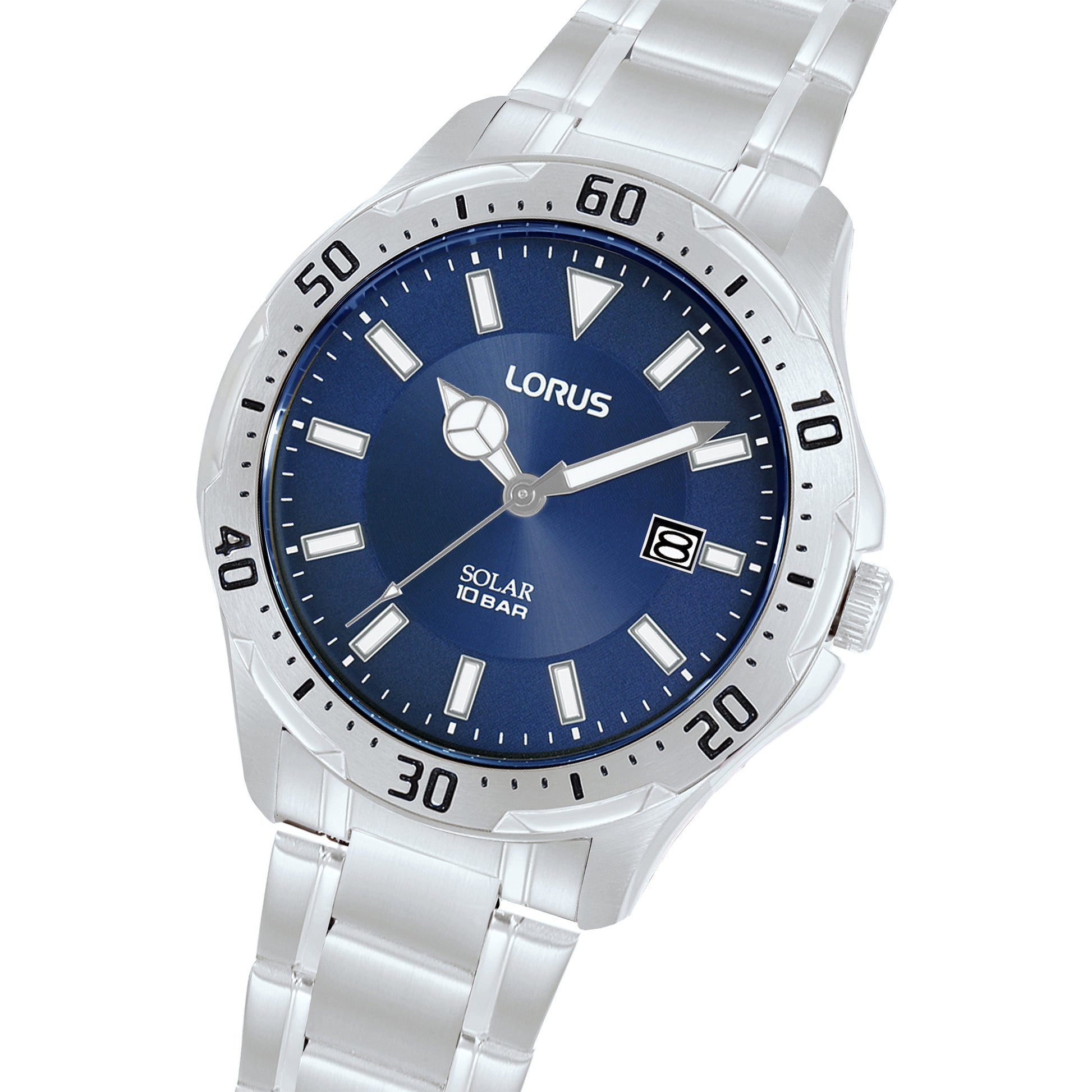 Lorus Sports RX397AX9 Herrenuhr Blau • Solarbetrieb • Mineralglas, Bild 2