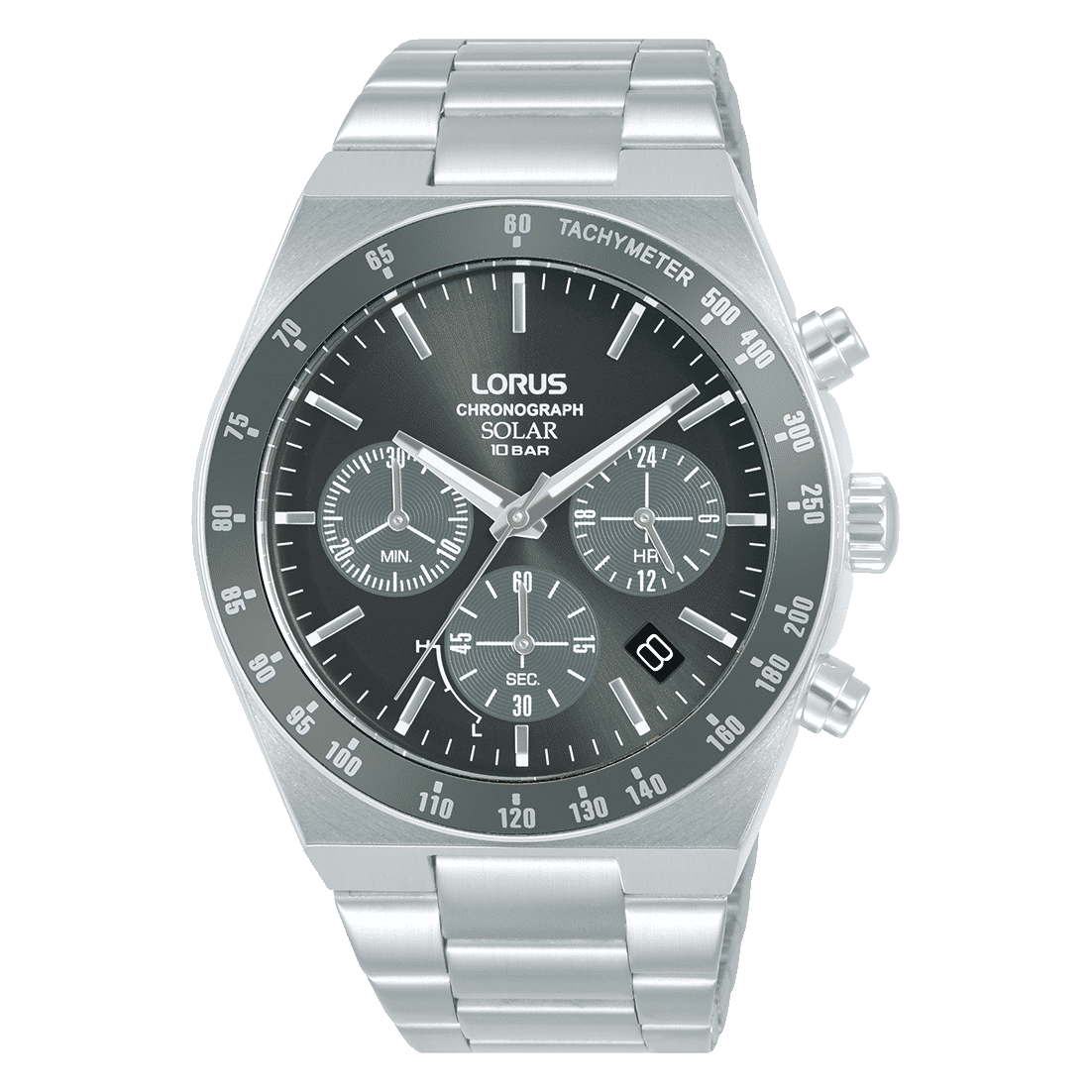 Lorus Sports RZ519AX9 Herrenuhr • Solar-Chronograph • Mineralglas
