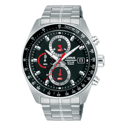 Lorus Sport RZ615AX9 Herren Armbanduhr • Solar-Chronograph • Mineralglas