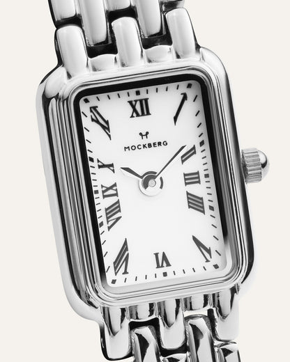 Mockberg Renaissance MB0256 Damen Armbanduhr Silber • Mineralglas • Miyota Quarzwerk, Bild 4