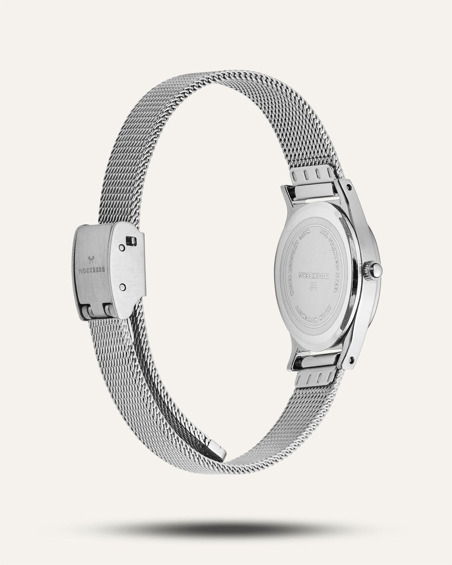 Mockberg Retro MB0254 Damen Armbanduhr Weiß • Mineralglas • Mesh-Armband, Bild 5