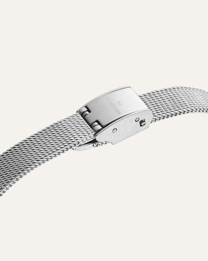 Mockberg Retro MB0254 Damen Armbanduhr Weiß • Mineralglas • Mesh-Armband, Bild 6