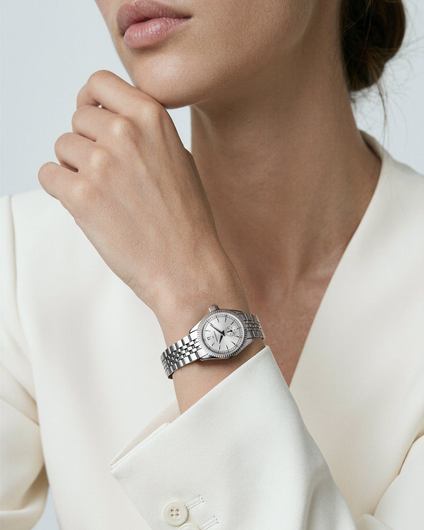 Mockberg Royal MO539 Damen Armbanduhr Silber • Saphirglas • 10 ATM Wasserdicht, Bild 10