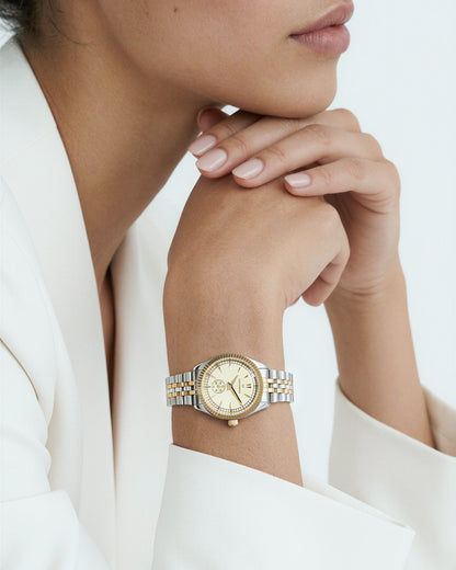 Mockberg Royal MO540 Damen Armbanduhr Bicolor • Saphirglas • 10 ATM wasserdicht, Bild 9