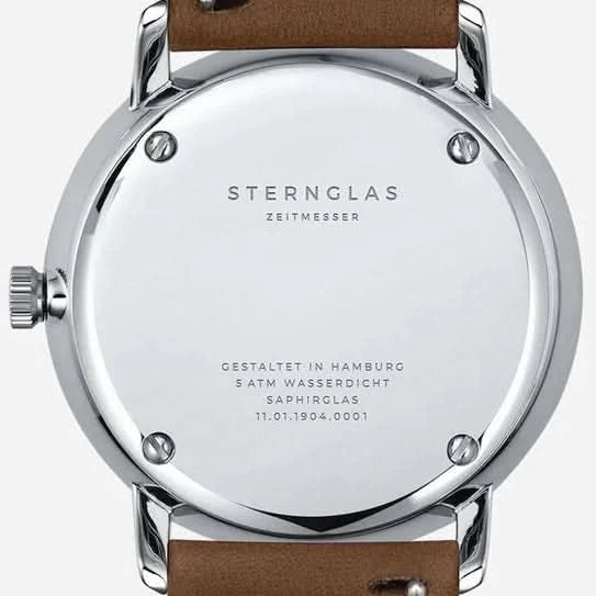 Sternglas Naos S01-NA37-ME08 Unisex Watch • Bauhaus Design • Sapphire Crystal