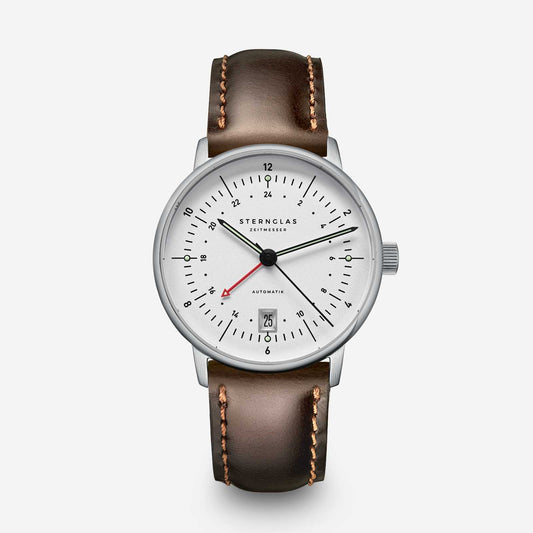 Sternglas Naos Pro GMT S02-NG10-BR03 Herren • Automatikwerk Miyota 9075 • True GMT Zweite Zeitzone