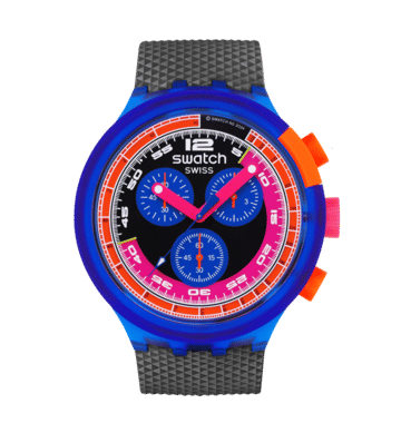 Swatch Big Bold SB06N101-5300 Herrenuhr Neonorange • NFC-Bezahlfunktion • Markantes Big Bold Design, Bild 3