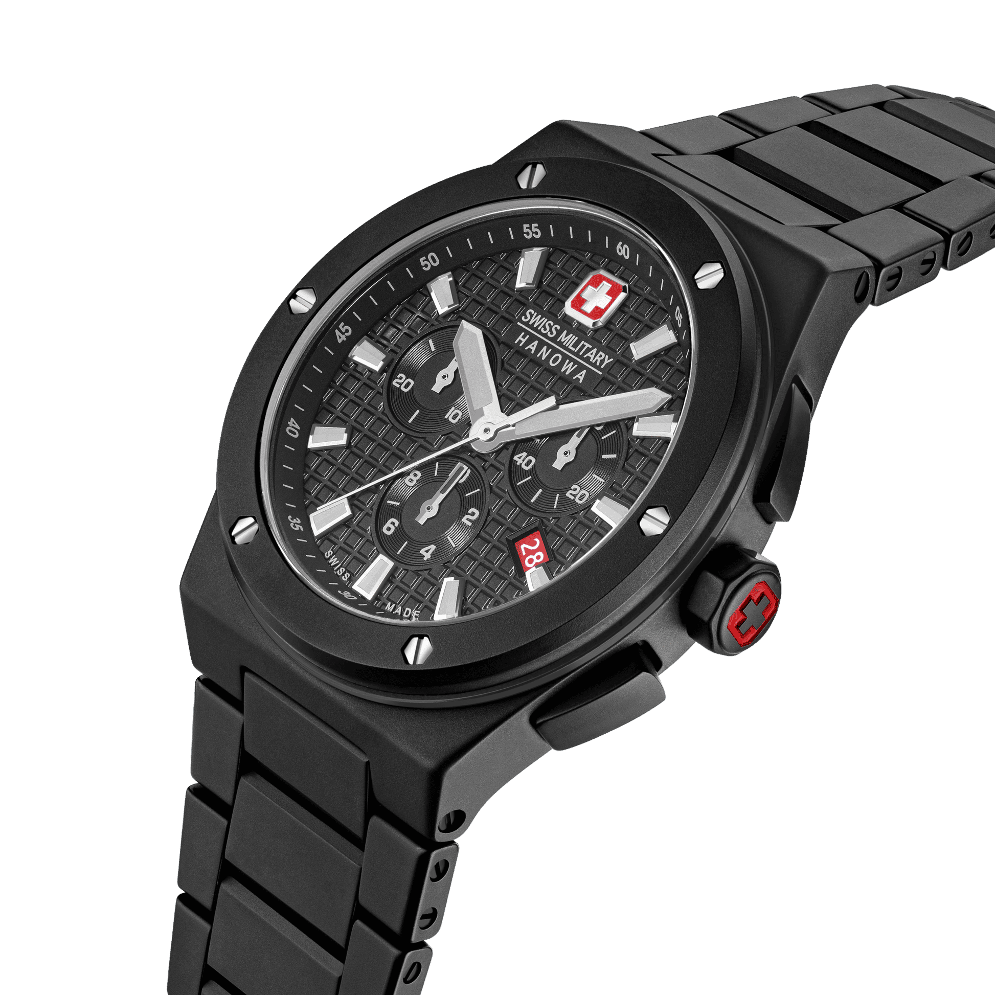 Swiss Military Hanowa Sidewinder Ceramic SMWGI0002280 Herren Armbanduhr Weiß • Chronograph • Keramikgehäuse, Bild 3