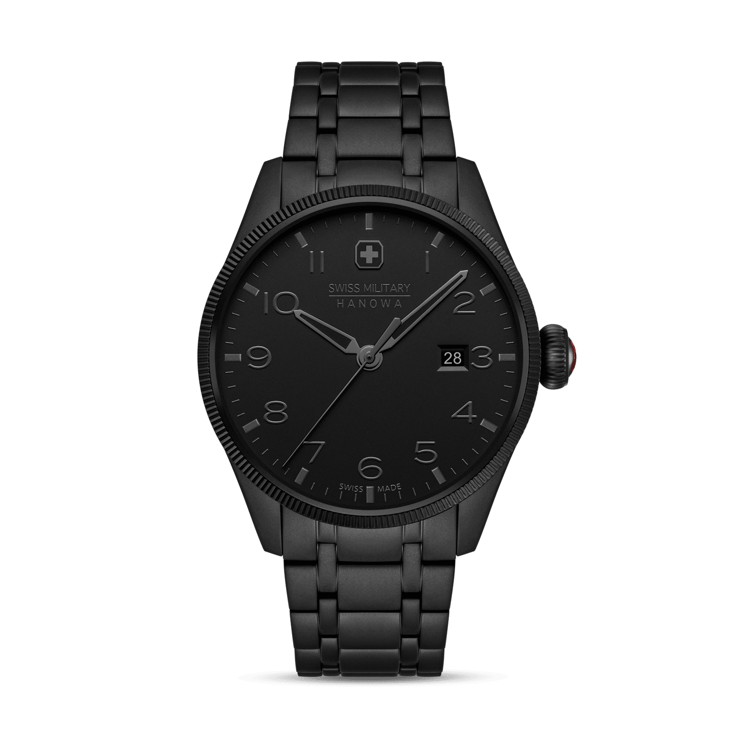 Swiss Military Hanowa Thunderbolt Stealth SMWGH0000830 Herren Armbanduhr Schwarz • Saphirglas • 10 ATM Wasserdicht