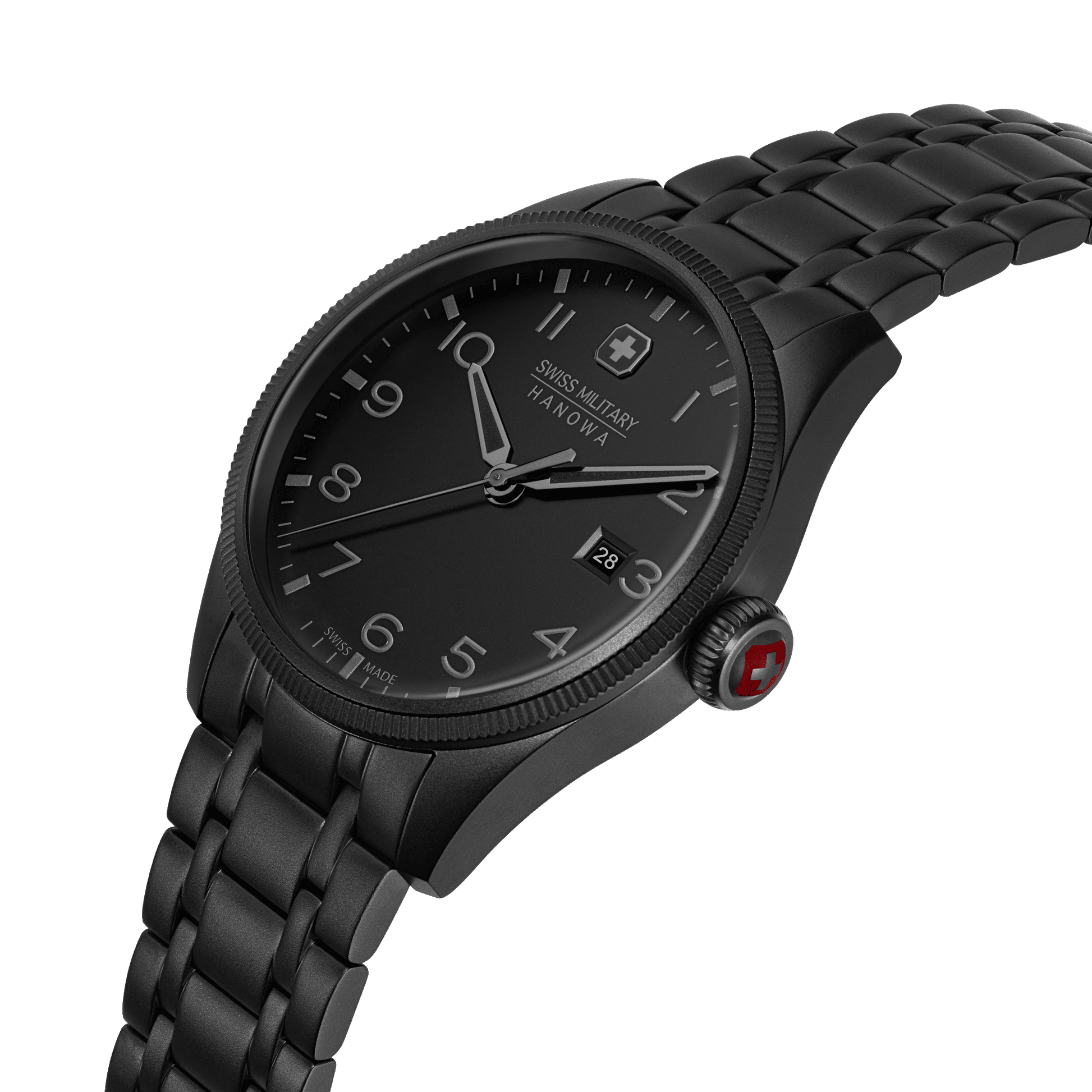 Swiss Military Hanowa Thunderbolt Stealth SMWGH0000830 Herren Armbanduhr Schwarz • Saphirglas • 10 ATM Wasserdicht, Bild 2