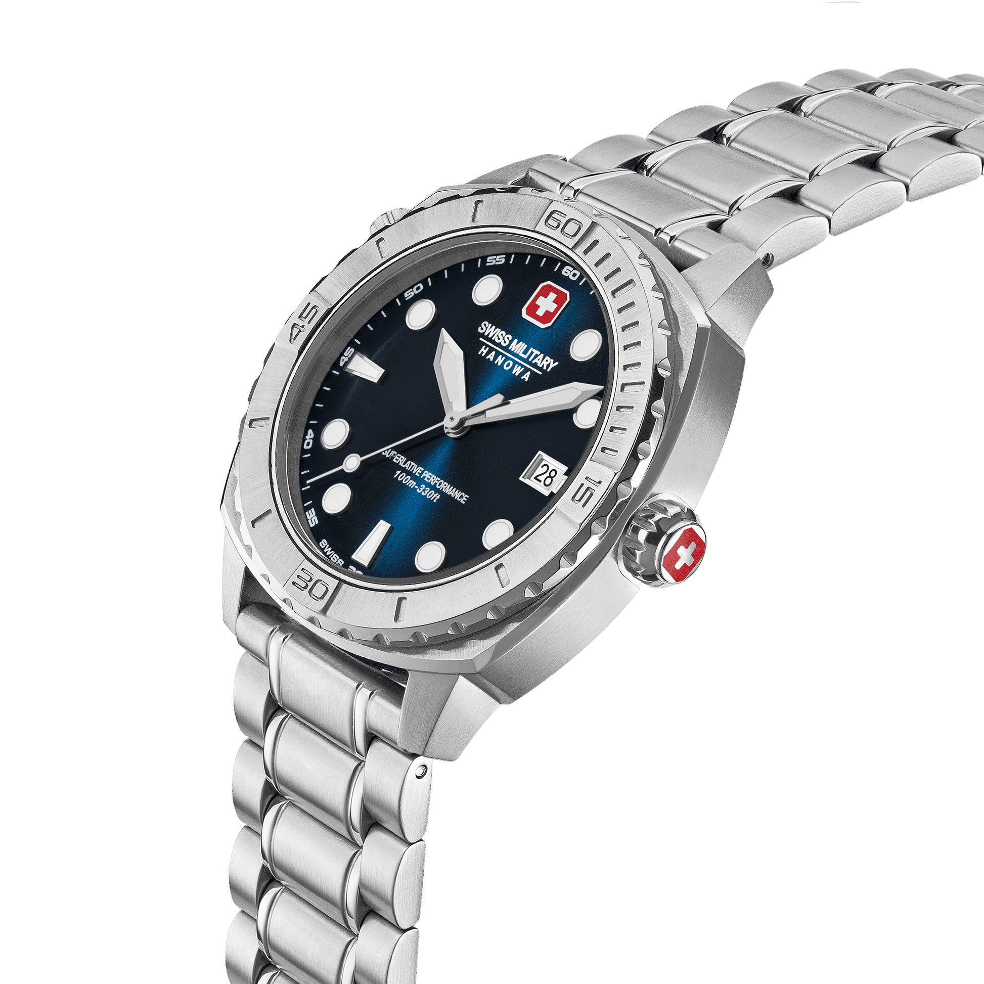Swiss Military Hanowa Phoenix SMWGH0004001-SET Herrenuhr Blau • Saphirglas • 4-in-1 Set, Bild 10