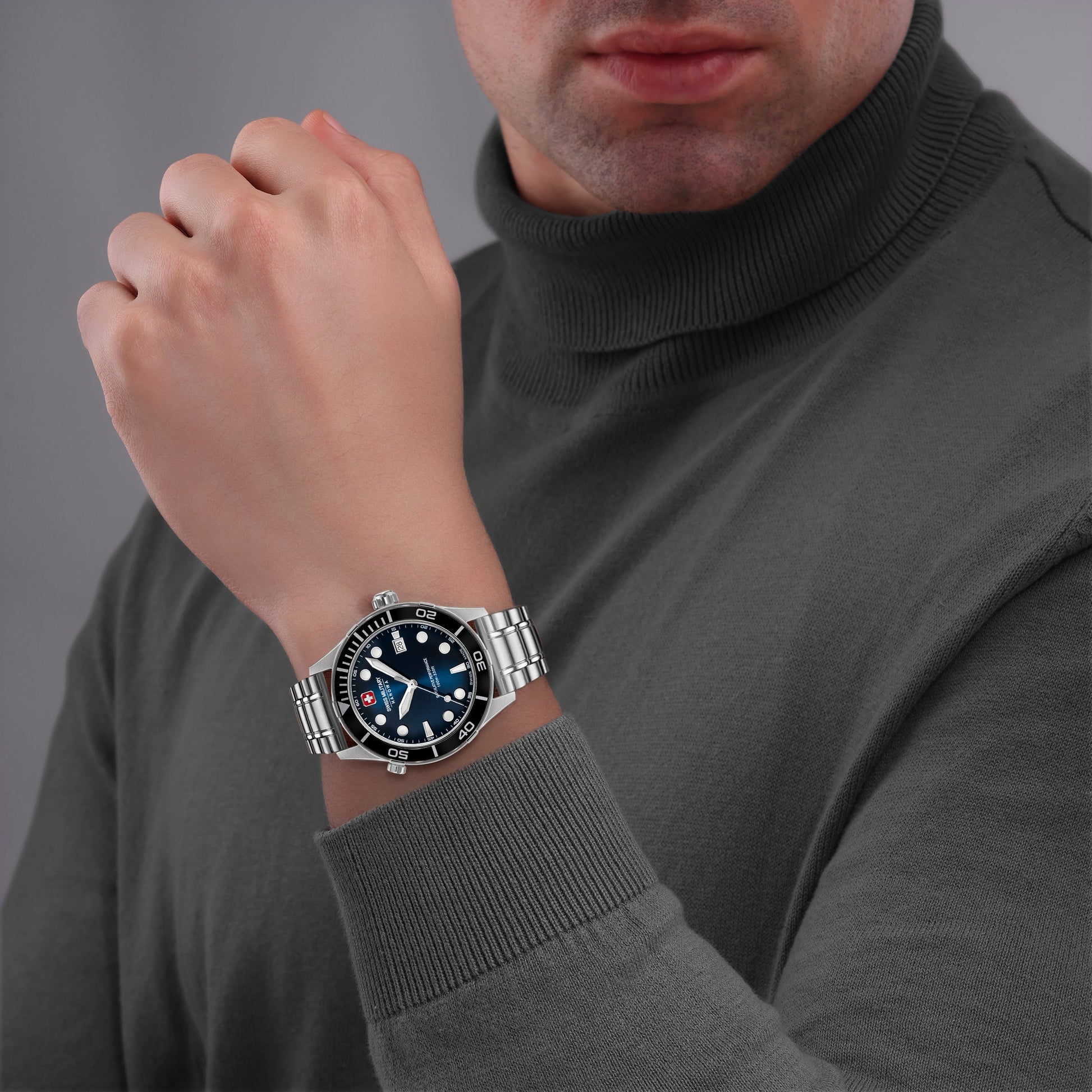 Swiss Military Hanowa Phoenix SMWGH0004001-SET Herrenuhr Blau • Saphirglas • 4-in-1 Set, Bild 2