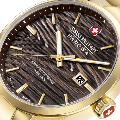 Swiss Military Hanowa Golden Beech SMWGH0006010 Herren • Saphirglas • Swiss Made Quarzwerk, Bild 4
