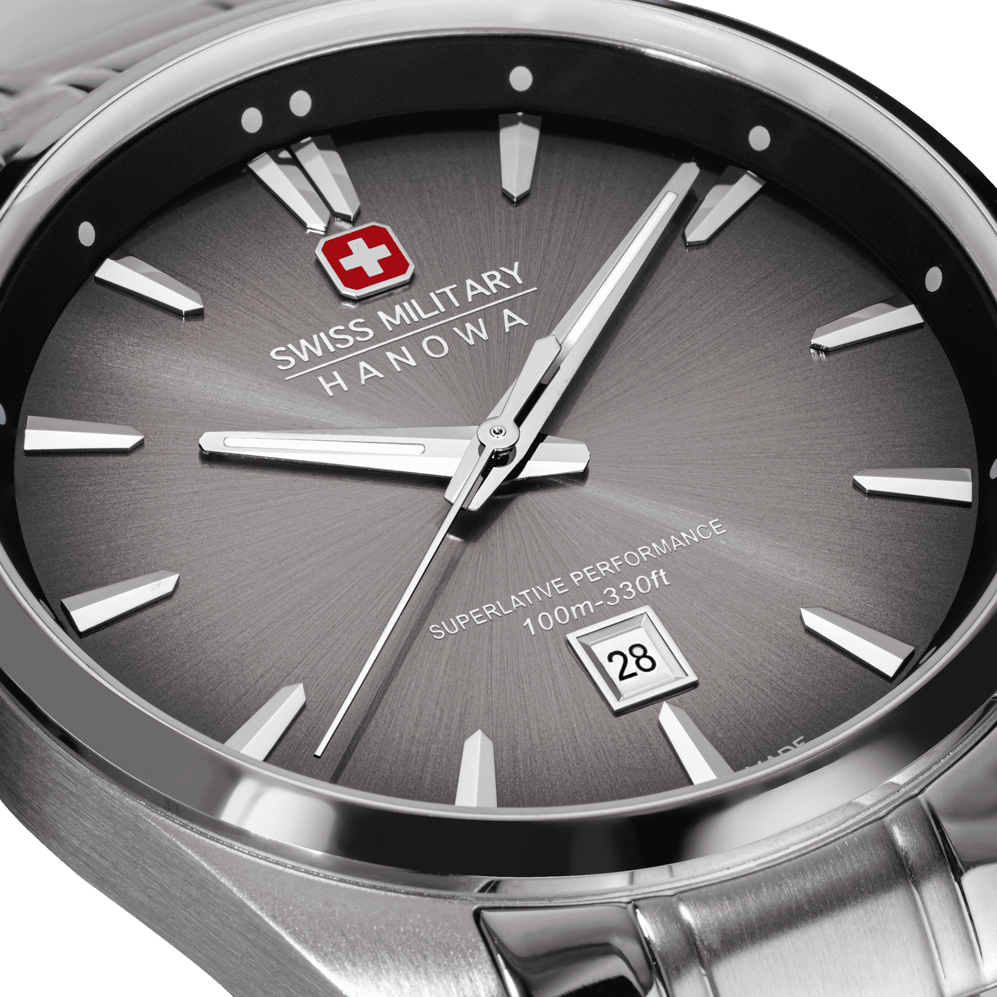 Swiss Military Hanowa Thunder SMWGH0007901 Herrenuhr Grau-Schwarz • Saphirglas • 10 ATM Wasserdicht, Bild 4