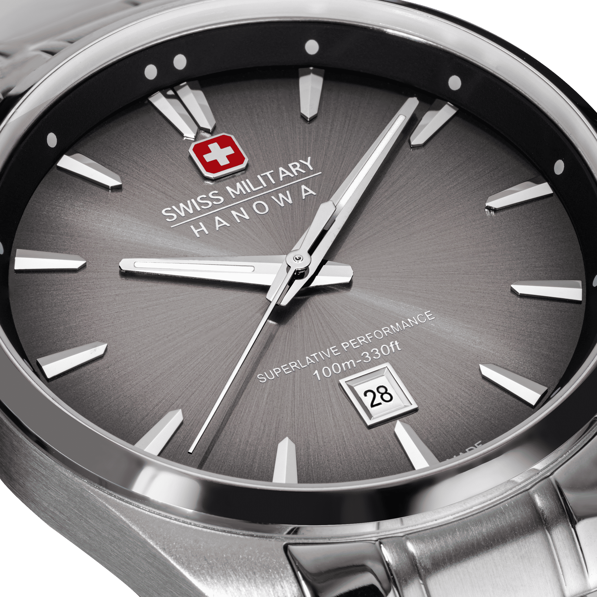 Swiss Military Hanowa Thunder SMWGH0007901 Herrenuhr Grau-Schwarz • Saphirglas • 10 ATM Wasserdicht, Bild 4