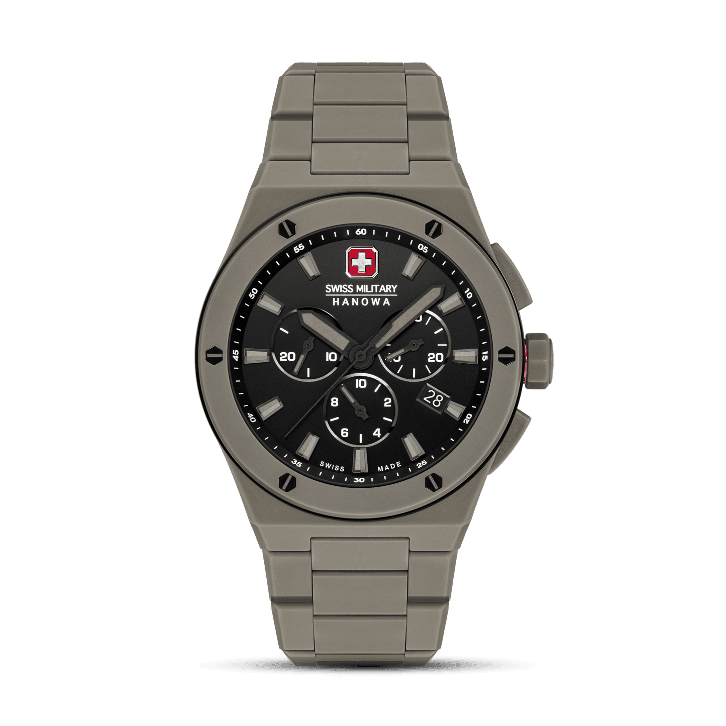 Swiss Military Hanowa Sidewinder Ceramic SMWGI0002280 Herren Armbanduhr Weiß • Chronograph • Keramikgehäuse, Bild 2