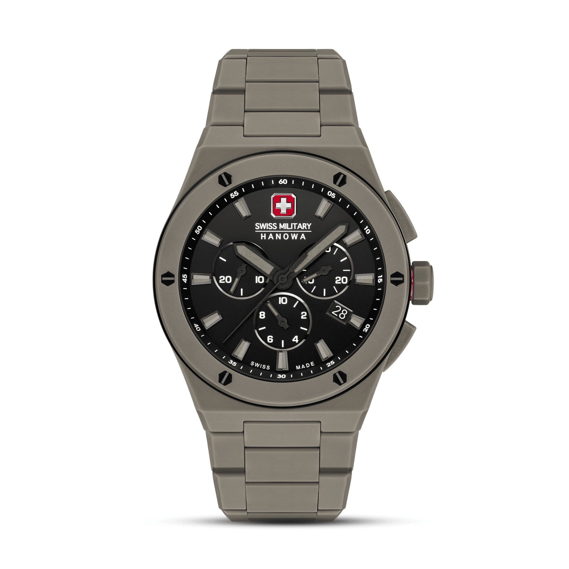 Swiss Military Hanowa Sidewinder Ceramic SMWGI0002280 Herren Armbanduhr Weiß • Chronograph • Keramikgehäuse, Bild 2