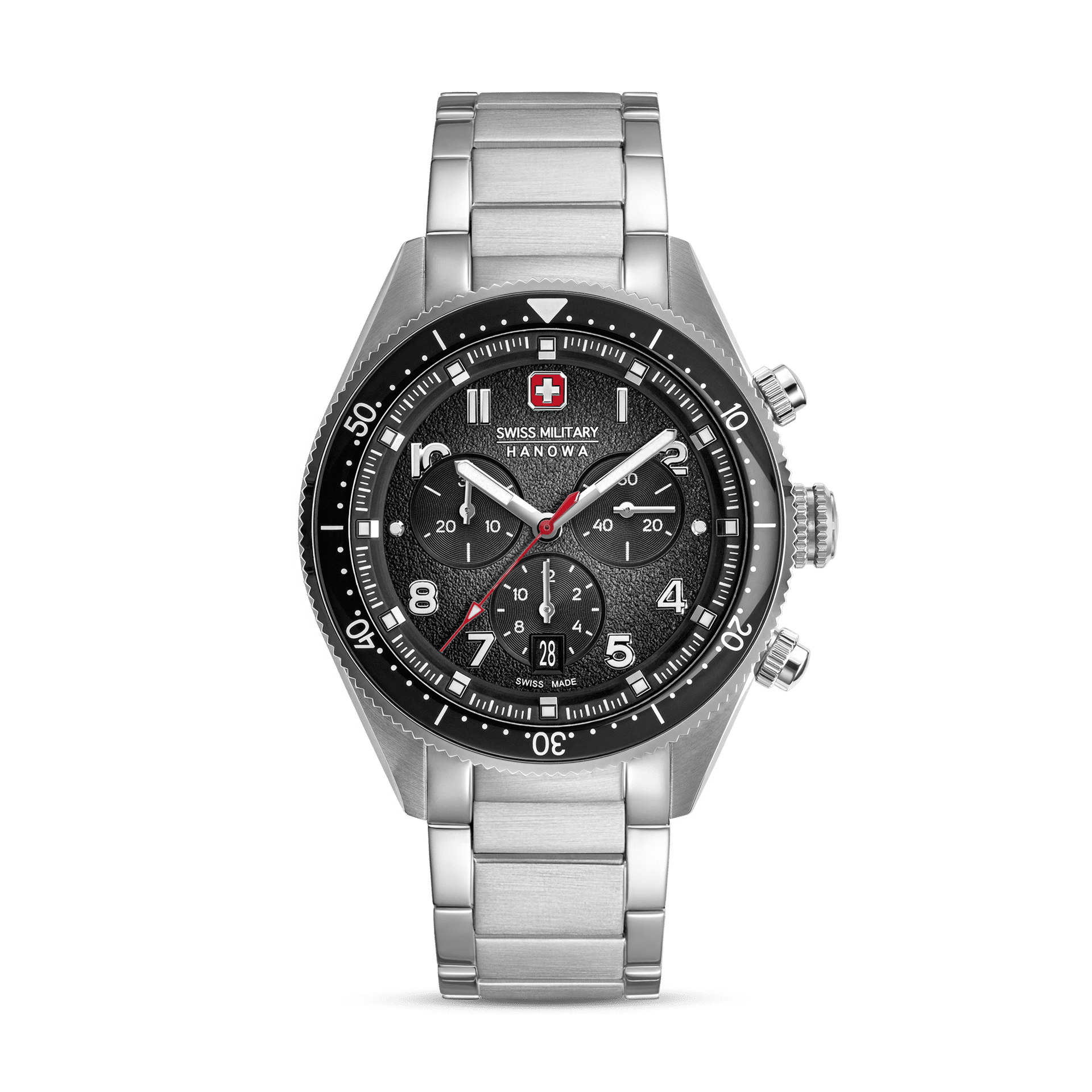 Swiss Military Hanowa Greyhound Chrono SMWGI0003803 Herren • Saphirglas & Chronograph • 10 ATM Wasserdicht