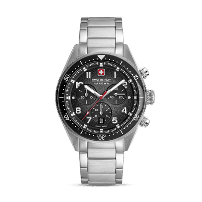 Swiss Military Hanowa Greyhound Chrono SMWGI0003803 Herren • Saphirglas & Chronograph • 10 ATM Wasserdicht