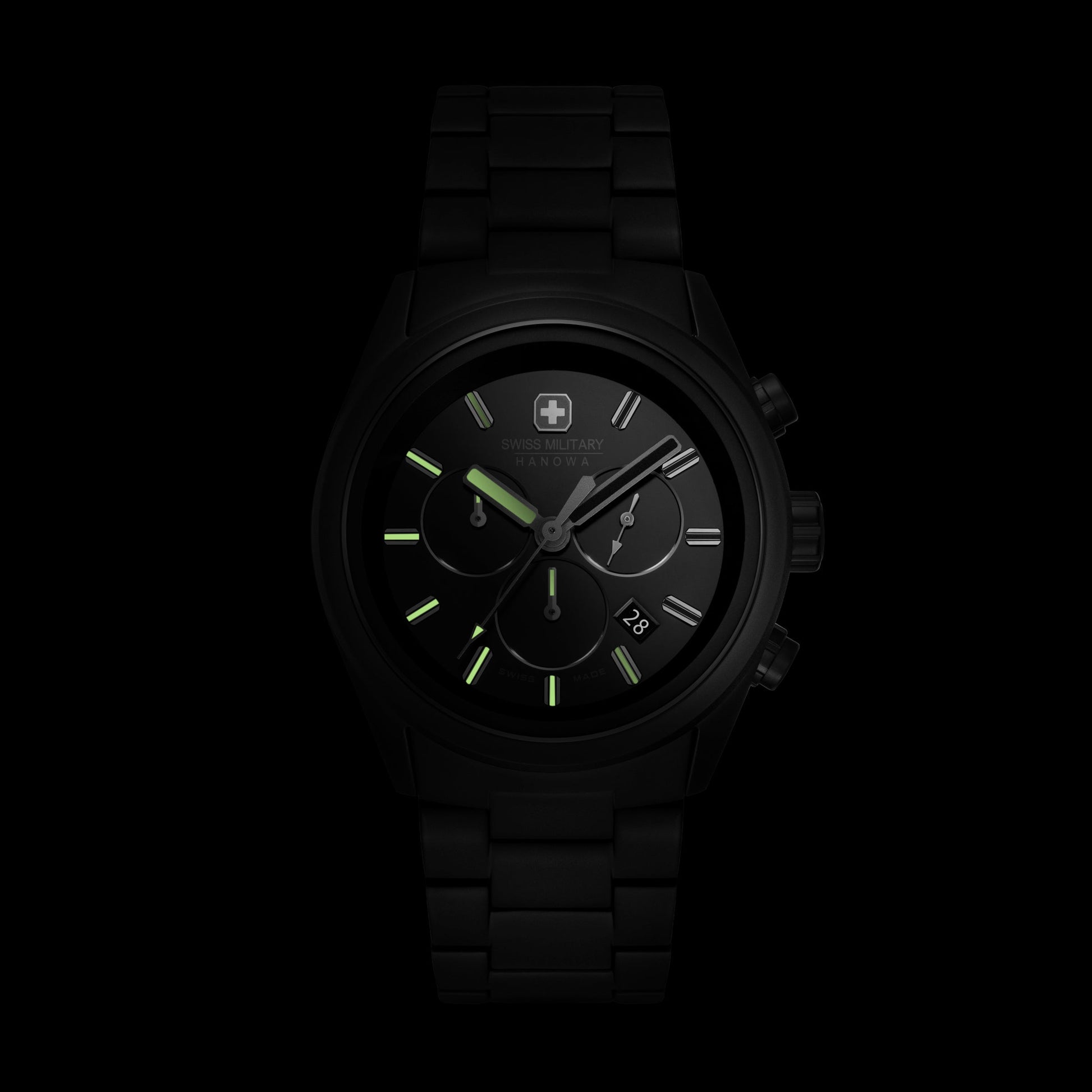 Swiss Military Hanowa Navalus Pro Chrono Stealth SMWGI0004230 Herren • Saphirglas • Chronograph 10 ATM, Bild 6