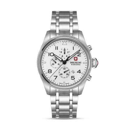 Swiss Military Hanowa Thunderbolt SMWGI0005701-SET Herrenuhr Weiß • Saphirglas • Chronograph Set 10 ATM, Bild 3