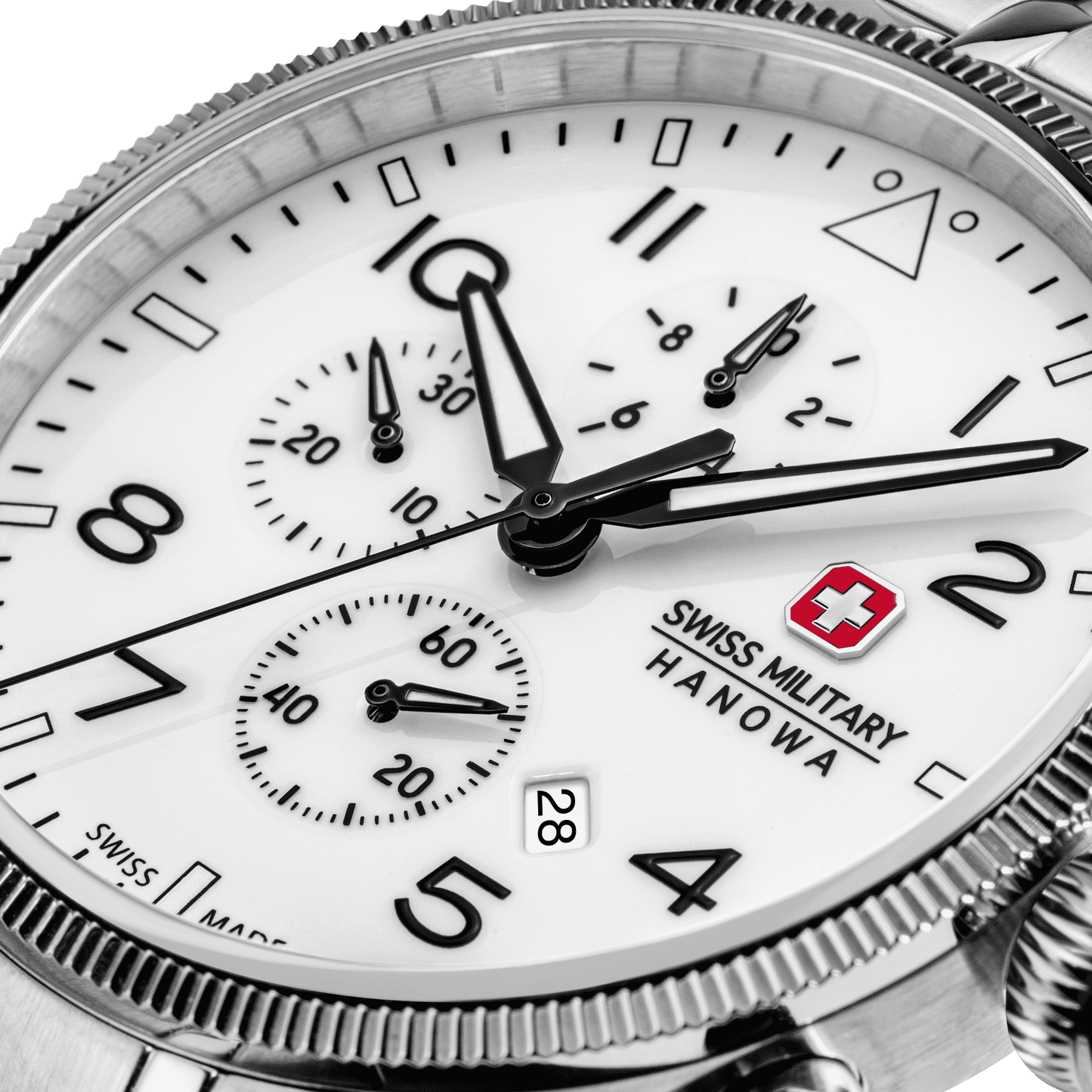 Swiss Military Hanowa Thunderbolt SMWGI0005701-SET Herrenuhr Weiß • Saphirglas • Chronograph Set 10 ATM, Bild 5