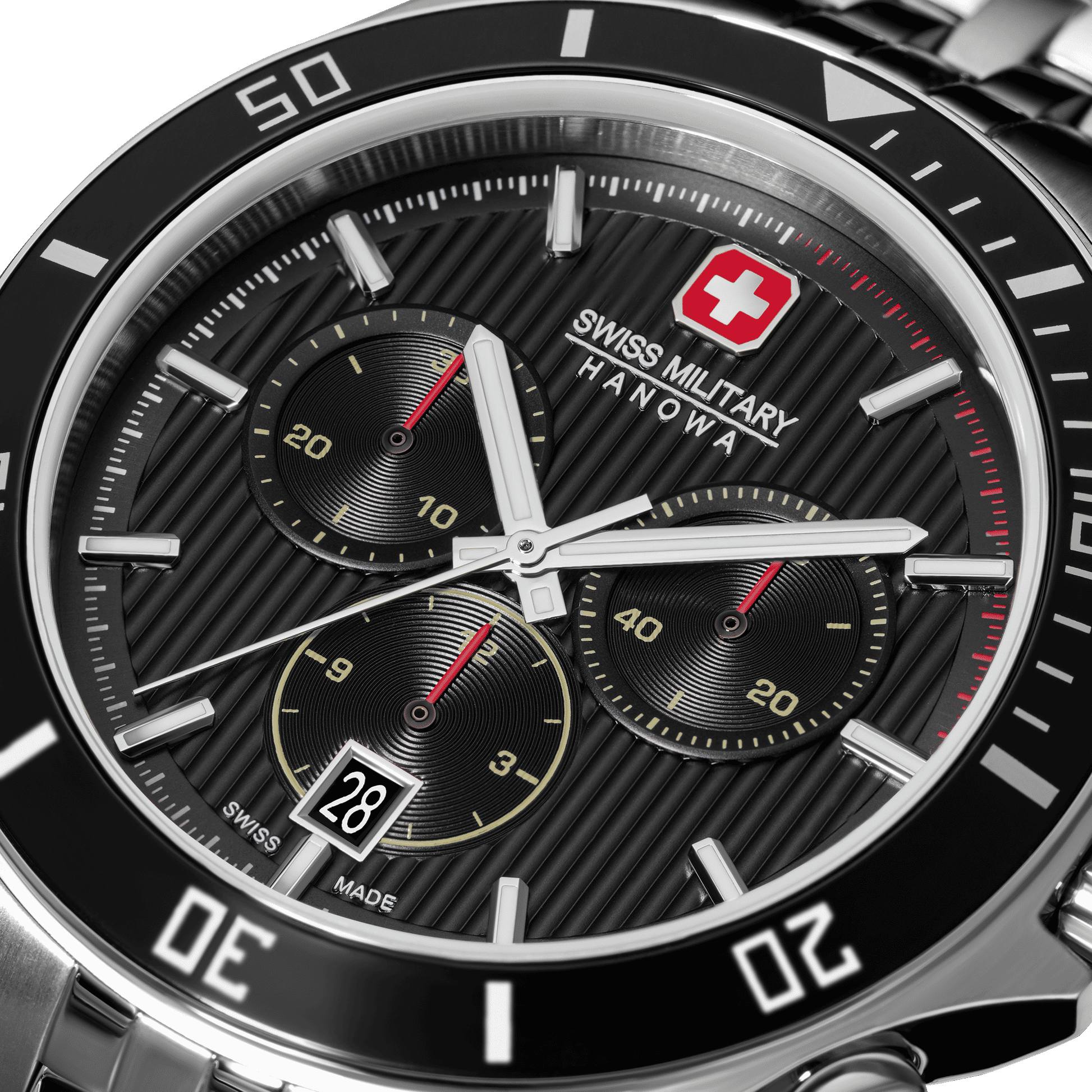 Swiss Military Hanowa Flagship Heritage Chrono SMWGI0007601 Herren • Saphirglas • Chronograph 10 ATM, Bild 4