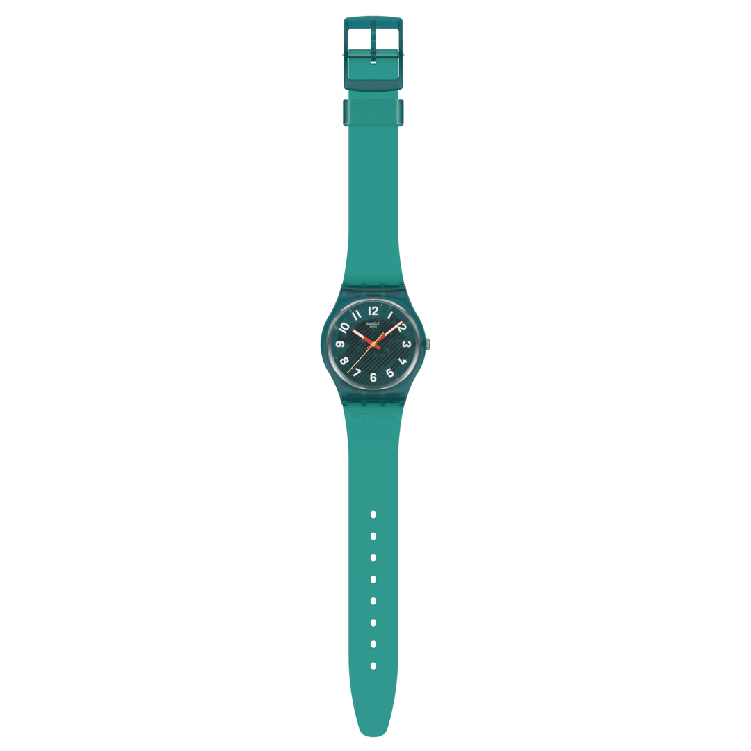 Swatch Originals Medium SO28L100 Wavelengths of Moss Damenuhr • Quarzwerk • Lässiges Swatch-Design, Bild 4