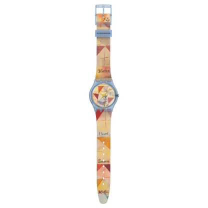 Swatch Originals Medium SO28Z703 Klee's Bavarian Don Giovanni Armbanduhr • Swatch x Guggenheim Kollektion • Kunstwerk am