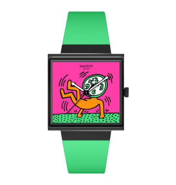 Swatch Breaks Off SO34Z102 Armbanduhr Schwarz • Biokeram-Gehäuse • Leuchtende Zeiger, Bild 11