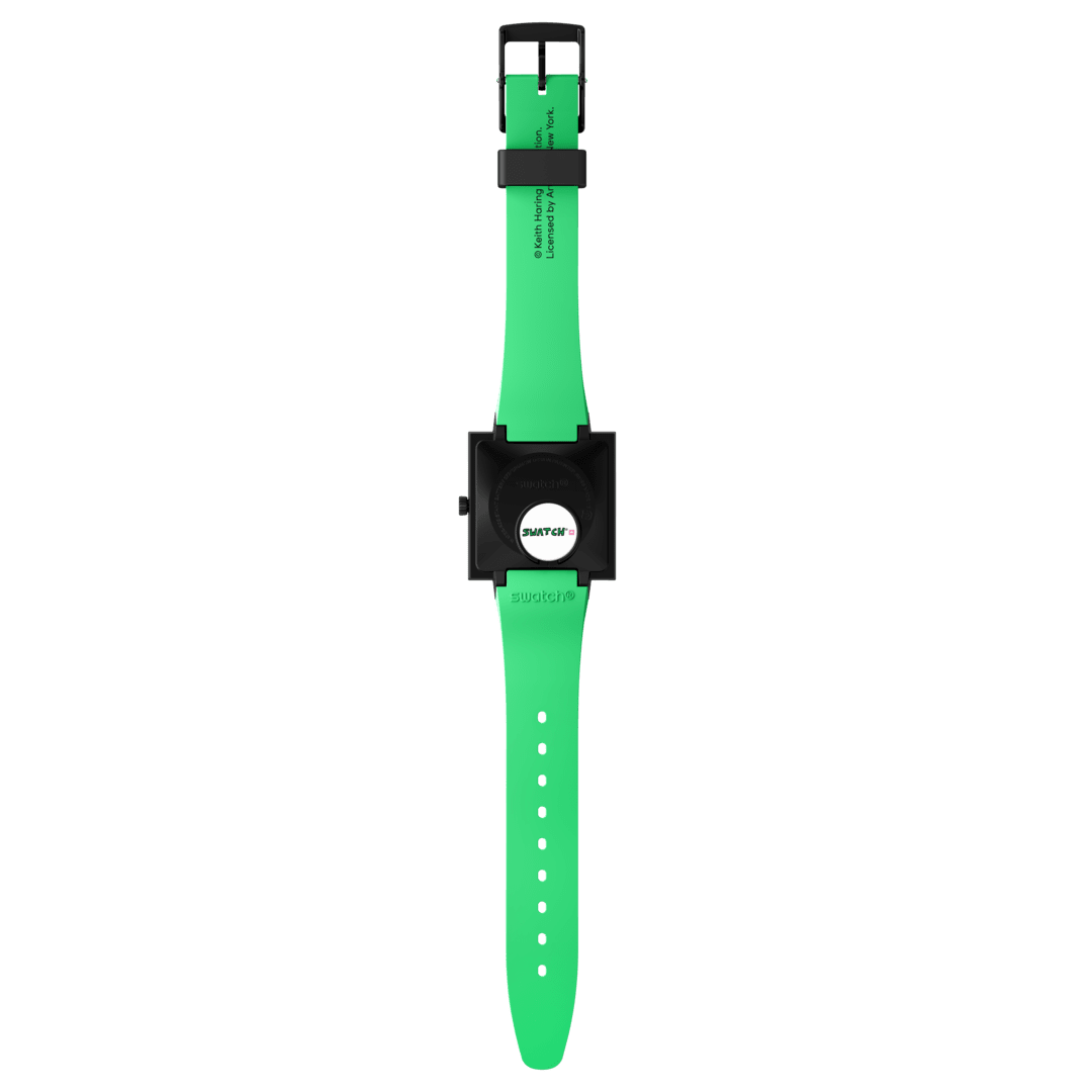 Swatch Breaks Off SO34Z102 Armbanduhr Schwarz • Biokeram-Gehäuse • Leuchtende Zeiger, Bild 5