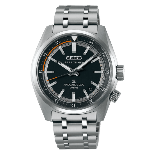Seiko SPB515J1 Prospex Speedtimer Herrenuhr Schwarz • Automatikwerk mit Handaufzug • Saphirglas mit Entspiegelung