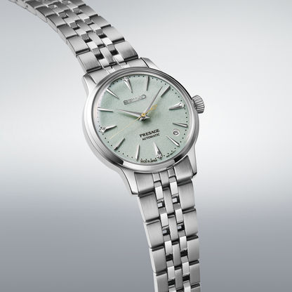 Seiko SRPL63J1 Damenuhr Presage Cocktail Time Frozen Mojito • Automatik mit Diamant-Zifferblatt • 5 bar Wasserdicht, Bild 2