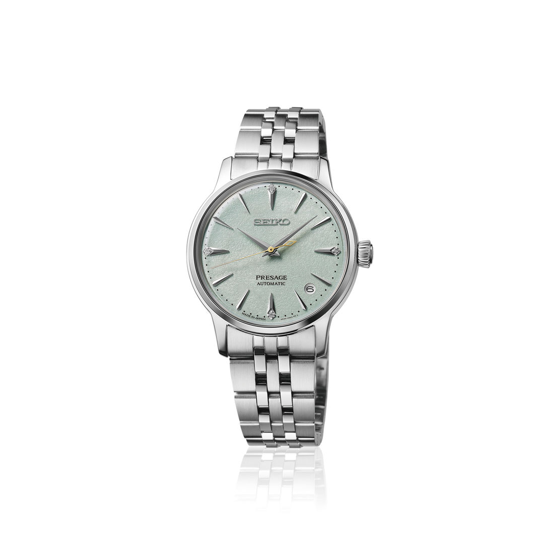 Seiko SRPL63J1 Damenuhr Presage Cocktail Time Frozen Mojito • Automatik mit Diamant-Zifferblatt • 5 bar Wasserdicht, Bild 4